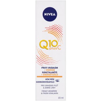 Nivea Q10 Plus C oční krém proti vráskám 15 ml