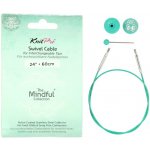 KnitPro Mindful otočné lanko 35cm (celková délka 60cm) – Zboží Dáma