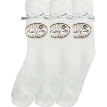 Taubert SMOOTH luxusní dárkově balené žinilkové jednobarevné ponožky bílá