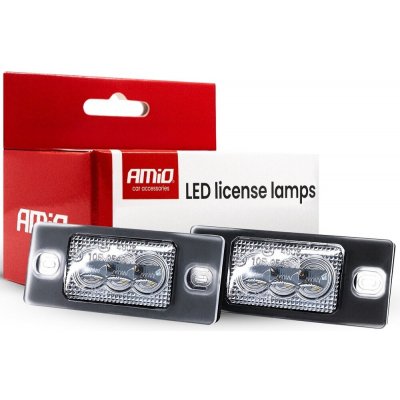 Amio LED osvětlení SPZ Škoda Fabia II 2006 - 2012 CANBUS, 3LED | Zboží Auto