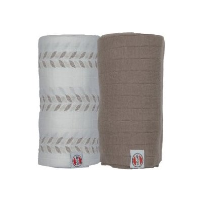 Lodger Swaddler Solid Matcha 2balení 110 x 110 cm Birch/Buffalo – Zboží Dáma