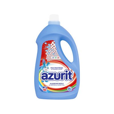 Azurit 2480ml prací gel na barevné prádlo 62 praní