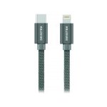 Swissten kabel Textile USB-C/LIGH 1,2m, šedá – Hledejceny.cz