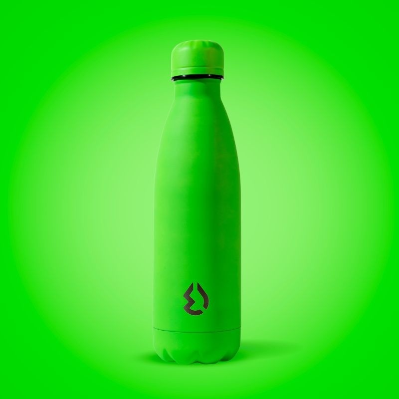 Water Revolution Nerezová Termo láhev na pití fluo zelená Potravinářská nerezová ocel 18/8 500 ml