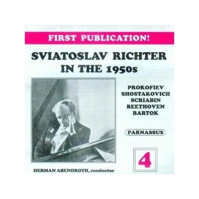 Sviatoslav Richter in the 1950s CD – Hledejceny.cz