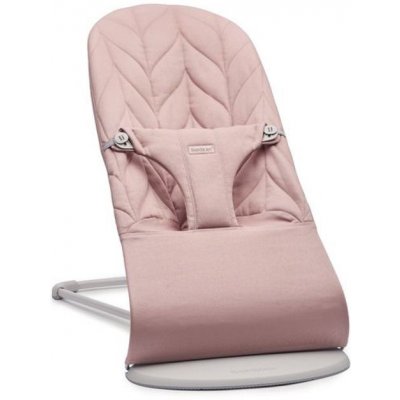 BabyBjörn Bouncer Bliss Dusty Pink Petal Woven – Zboží Mobilmania