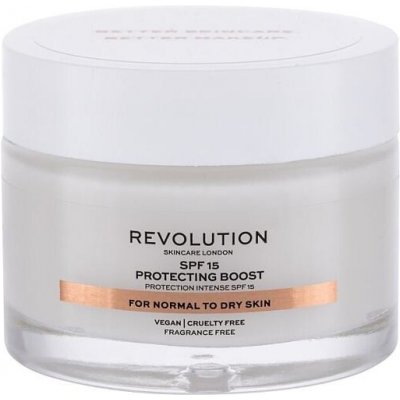 Denní pleťový krém Revolution Skincare Moisture Cream Normal to Dry Skin, 50 ml (SPF15)