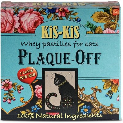 KiS KiS Bylinné pastilky PLAQUE OFF péče o chrup kočky 60 g – Sleviste.cz