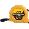 Deli Tools Ocelové měřicí pásmo 5m 19mm EDL9005B yellow