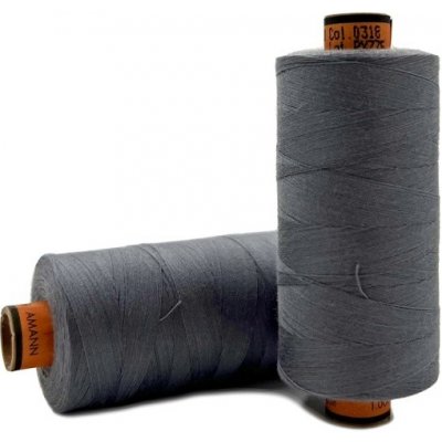 Nitě Amann BELFIL-S 120 1000 m, barva šedá – Zboží Mobilmania