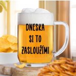 Ahome Půllitr na pivo Dneska si to zasloužím 500 ml – Hledejceny.cz