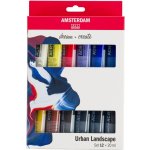Amsterdam Sada akrylových barev 12x20 ml Urban Landscape – Hledejceny.cz