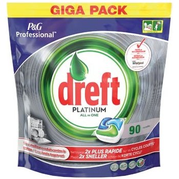 Dreft Platinum All in One kapsle do myčky nádobí 90 ks