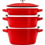 Staub Sada hrnců 40508-387-0 - indukce litina 4 prvky – Zboží Dáma