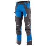 Sara Workwear Strečové kalhoty COTTONFLEX modré tmavě šedá – Zboží Mobilmania