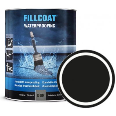 Vodotěsný pružný elastický těsnící nátěr Rust-Oleum Fillcoat Barva: Černá (Black), Balení: 1 L – Zboží Mobilmania