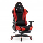 Sracer R7 s područkami a podnožkou nosnost 130 kg černá-červená – Sleviste.cz