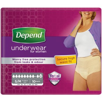 Depend Super pro ženy S/M 10 ks