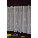 Záclona na vitrážku vyšívaná KVĚTINY Gerster 11565 50 cm – Zboží Mobilmania