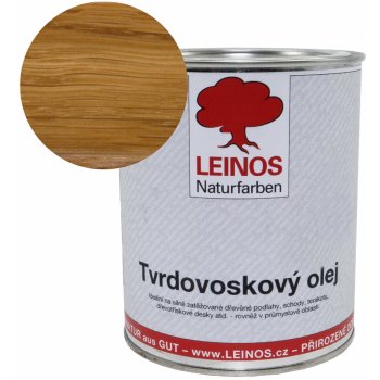 Leinos Naturfarben tvrdovoskový olej 0,75 l bezbarvý lesklý