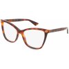 Gucci GG1817O Dámy-Brýle včetně čoček Celoobrubové Cateye Acetát-rámy havanna