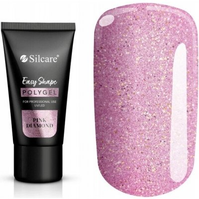 Silcare Acrylgel Polygel Acrylgel Uv Led Easy Shape Pink Diamond 30 g – Zboží Dáma