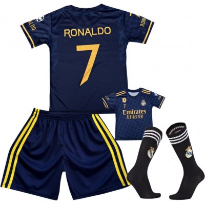 Numberoplus Dětský fotbalový dres + fotbalové ponožky Real Madrid - Cristiano Ronaldo CR7 – Zboží Dáma