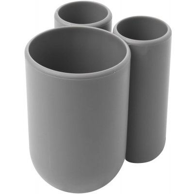 Kelímek na kartáček TOUCH 9x8x10 cm, šedá - Umbra – Hledejceny.cz