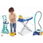 Upratovací vozík a vysávač Cleaning Trolley&Vacuum Cleaner Clean Home Écoiffier so žehliacou doskou a 10 doplnkami od 18 mes ECO2770-C – Sleviste.cz