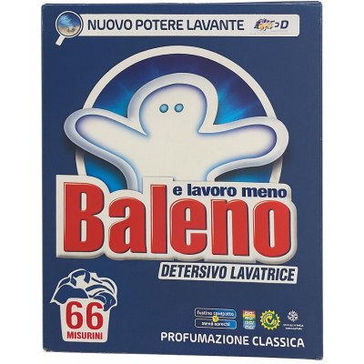Baleno Detersivo Lavatrice Profumazione Classica prací prášek 66 PD – Hledejceny.cz