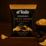 El Valle Chipsy s příchutí Černý lanýž 45 g – Hledejceny.cz