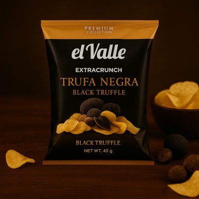 El Valle Chipsy s příchutí Černý lanýž 45 g – Hledejceny.cz