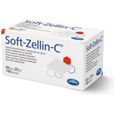 Soft-Zellin-C impreg.s alkoholem Tampon 100 ks – Sleviste.cz