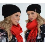 Fashionweek elegantní dámská teplá čepice beanie ZIZI-V1 Černá – Hledejceny.cz