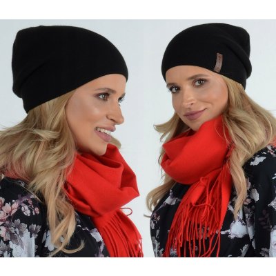 Fashionweek elegantní dámská teplá čepice beanie ZIZI-V1 Černá – Hledejceny.cz