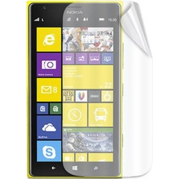 Ochranná fólie displeje CELLY Screen Protector pro Nokia Lumia 1520, 2ks, lesklá