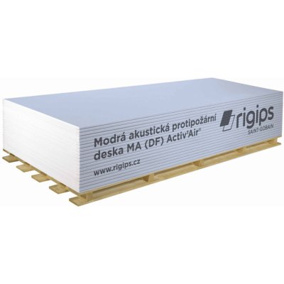 Modrá akustická deska Rigips MA (DF) Activ‘Air 12,5×1250×2000 mm – Hledejceny.cz