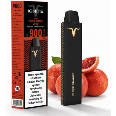 IGNITE Blood Orange 20 mg 900 potáhnutí – Hledejceny.cz