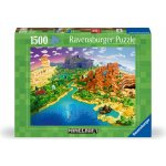 Ravensburger Minecraft Svět Minecraftu 1500 dílků – Zboží Dáma