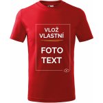 dětské tričko s potiskem červená – Zboží Dáma