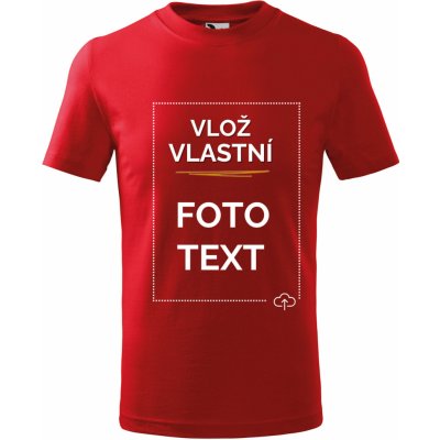 dětské tričko s potiskem červená – Zboží Dáma