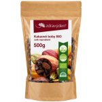 Zdravý den Kakaové boby Bio celé nepražené 500 g – Zboží Dáma