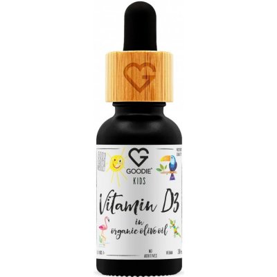 Goodie Dětský vitamin D3 400 IU v BIO Extra panenském olivovém oleji 30 ml