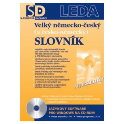 Velký německo-český (a česko-německý) slovník - elektronická verze pro PC - CD-ROM – Zboží Mobilmania