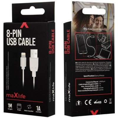 Maxlife F-0113 USB - Apple Lightning 1m – Hledejceny.cz