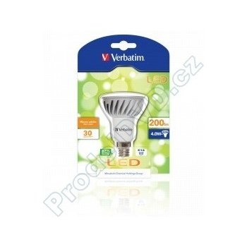 Verbatim LED žárovka E14 4W 200lm 27W typ PAR16 teplá bílá