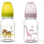 Canpol Babies láhev s potiskem Afrika tygr žlutá 120ml – Hledejceny.cz