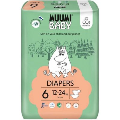 Muumi Baby Pants 6 Junior kalhotkové eko 12-20 kg 36 ks – Sleviste.cz