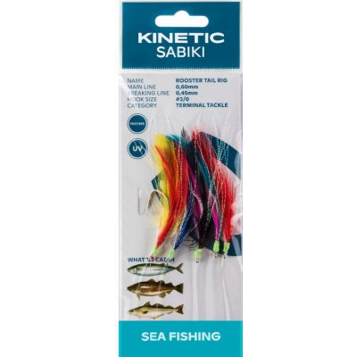 Kinetic Návazec Sabiki Rooster Tail Multi Color vel.2 5 ks – Zboží Dáma