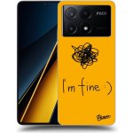 Picasee silikonové Xiaomi Poco X6 Pro - I am fine černé